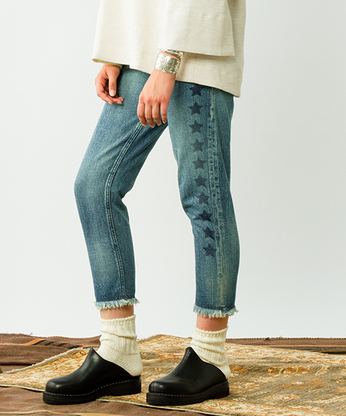 Ray BEAMS（レイビームス）の「◇●■FACTOTUM femme×Ray BEAMS / 別注スター デニム パンツ（デニムパンツ・レディース・インディゴブルー・38/36）」の12枚目の写真