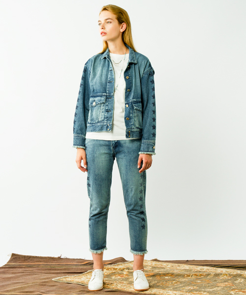 Ray BEAMS（レイビームス）の「◇●■FACTOTUM femme×Ray BEAMS / 別注スター デニム パンツ（デニムパンツ・レディース・インディゴブルー・38/36）」の13枚目の写真