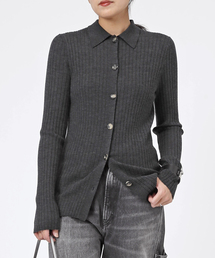 EVERYDAY I LIKE. | Wool Poloshirt Knit Cardigan(カーディガン/ボレロ)