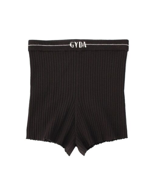 GYDA（ジェイダ）の「GYDAリブニットショートパンツ（その他パンツ・レディース・ブラック・FREE）」の3枚目の写真