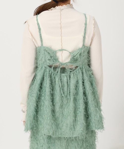 セール】フェザーキャミビスチェ/AC3319（キャミソール）｜acro