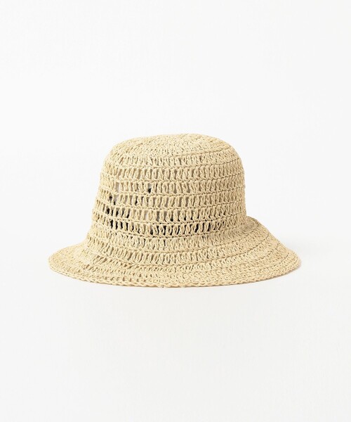 B:MING by BEAMS（ビーミングバイビームス）の「B:MING by BEAMS / ペーパー クロシェ ハット（ハット・レディース・ブラウン系その他3/ブラック/ナチュラル・ONE SIZE）」の6枚目の写真