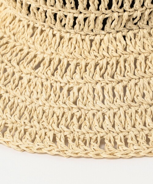 B:MING by BEAMS（ビーミングバイビームス）の「B:MING by BEAMS / ペーパー クロシェ ハット（ハット・レディース・ブラウン系その他3/ブラック/ナチュラル・ONE SIZE）」の7枚目の写真