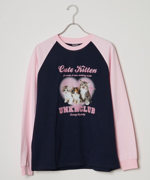 Chick（チック）の「▲キャットリンガーTシャツ（Tシャツ/カットソー・レディース・ピンク・M/L）」の9枚目の写真