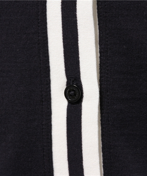 MACKINTOSH PHILOSOPHY（ﾏｯｷﾝﾄｯｼｭ ﾌｨﾛｿﾌｨｰ）の「【ウォッシャブル】ガスコットンVネックニットカーディガン（カーディガン/ボレロ・レディース・ネイビー/ワイン/ブラウン系その他/ダークネイビー・38）」の7枚目の写真