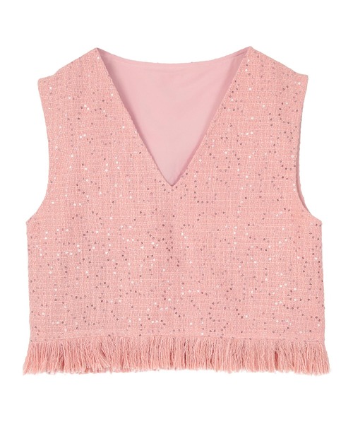 MAISON SPECIAL(メゾンスペシャル)｜Tweed Short Length Vest
