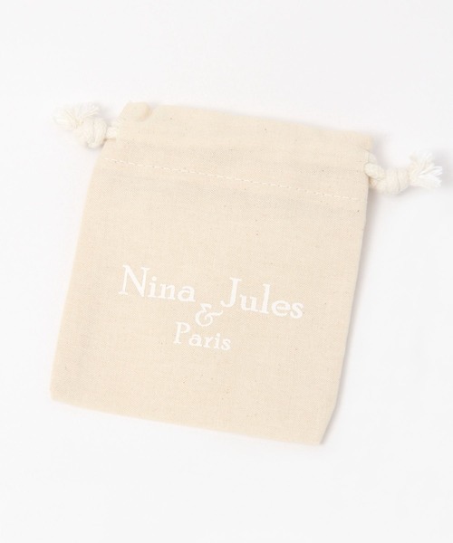 NINA&JULES（ニナエジュール）の「【NINA＆JULES】レクタングルネックレス（ネックレス・レディース・シルバーグレー・FREE）」の4枚目の写真