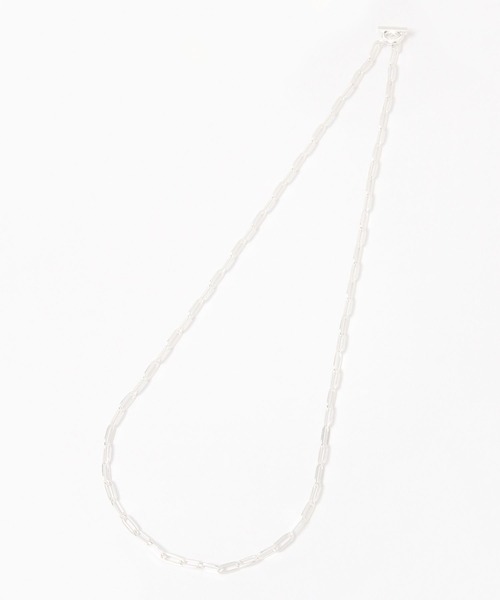 NINA&JULES（ニナエジュール）の「【NINA＆JULES】レクタングルネックレス（ネックレス・レディース・シルバーグレー・FREE）」の2枚目の写真