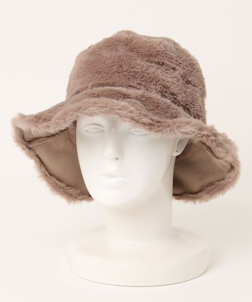 TRUNC（トランクエイティーエイト）の「2WAY Mouton Backet Hat（ハット・レディース・グレイッシュベージュ・FREE）」の17枚目の写真