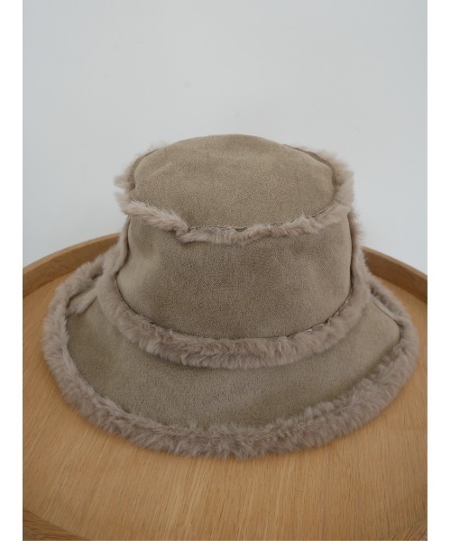 TRUNC（トランクエイティーエイト）の「2WAY Mouton Backet Hat（ハット・レディース・グレイッシュベージュ・FREE）」の12枚目の写真