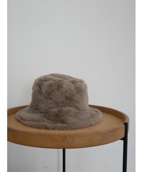 TRUNC（トランクエイティーエイト）の「2WAY Mouton Backet Hat（ハット・レディース・グレイッシュベージュ・FREE）」の9枚目の写真