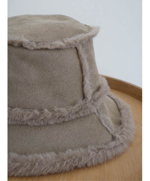 TRUNC（トランクエイティーエイト）の「2WAY Mouton Backet Hat（ハット・レディース・グレイッシュベージュ・FREE）」の13枚目の写真