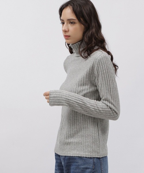 LAKOLE(ラコレ)の「モールドリブニットソー / 987987(ニット/セーター・レディース・アイボリー/グレー/ブラック/イエロー・MEDIUM/SMALL)」の20枚目の写真