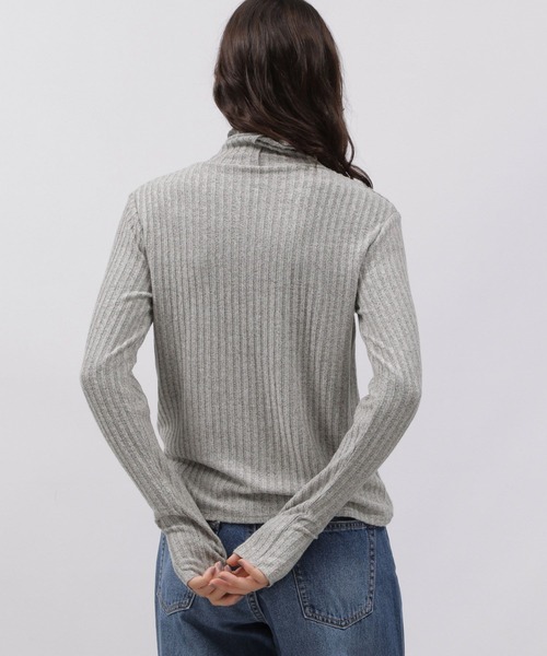 LAKOLE(ラコレ)の「モールドリブニットソー / 987987(ニット/セーター・レディース・アイボリー/グレー/ブラック/イエロー・MEDIUM/SMALL)」の21枚目の写真