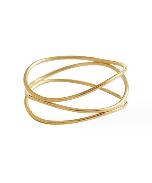 ABBEY MARKET（アビーマーケット）の「金属アレルギー対応 ステンレス製 リング サージカルステンレス ウェーブリング 華奢リング（リング・レディース・ゴールド/シルバー・9号/11号/14号/16号/18号/21号）」の9枚目の写真