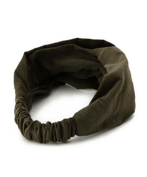 green label relaxing（グリーンレーベルリラクシング）の「CB クロスターバン◆（ヘアバンド・レディース・ライトグレー/ブラウン/クリーム/ダークグリーン・フリー）」の8枚目の写真