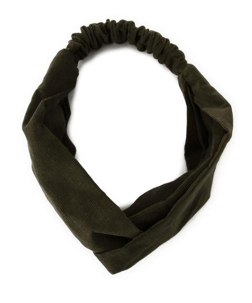 green label relaxing（グリーンレーベルリラクシング）の「CB クロスターバン◆（ヘアバンド・レディース・ライトグレー/ブラウン/クリーム/ダークグリーン・フリー）」の9枚目の写真