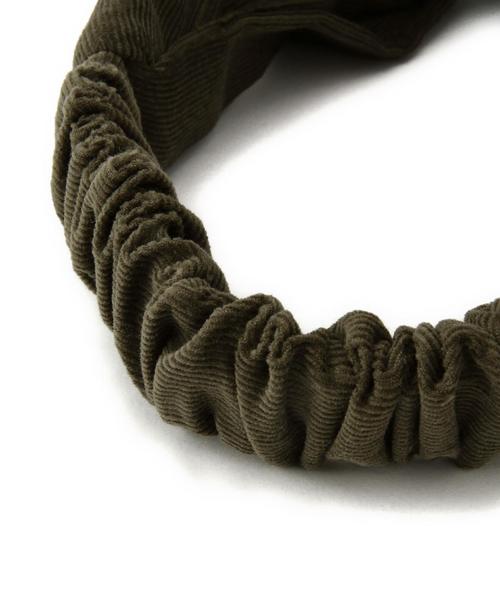 green label relaxing（グリーンレーベルリラクシング）の「CB クロスターバン◆（ヘアバンド・レディース・ライトグレー/ブラウン/クリーム/ダークグリーン・フリー）」の6枚目の写真