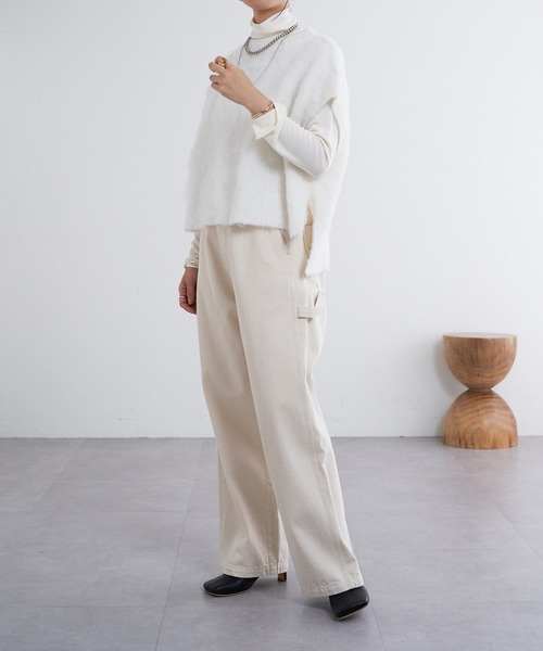 SHENERY（シーナリー）の「起毛ニットベスト（ベスト・レディース・オフホワイト/グレー/ブラック・FREE）」の16枚目の写真