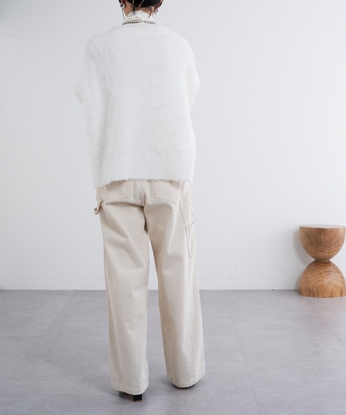 SHENERY（シーナリー）の「起毛ニットベスト（ベスト・レディース・オフホワイト/グレー/ブラック・FREE）」の18枚目の写真