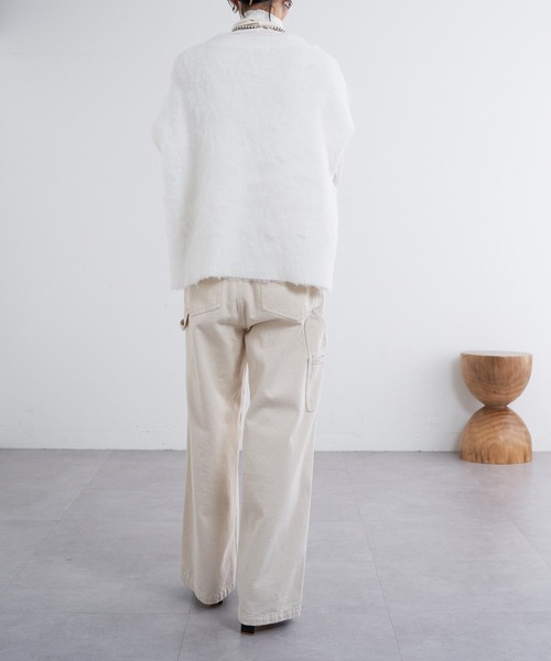 SHENERY（シーナリー）の「起毛ニットベスト（ベスト・レディース・オフホワイト/グレー/ブラック・FREE）」の19枚目の写真