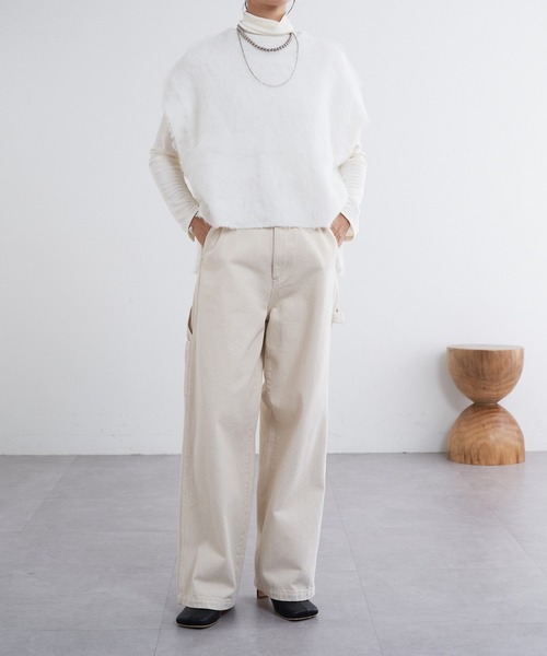 SHENERY（シーナリー）の「起毛ニットベスト（ベスト・レディース・オフホワイト/グレー/ブラック・FREE）」の21枚目の写真