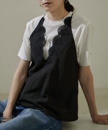 SALON adam et rope' | シェルスカラップキャミソール(キャミソール)