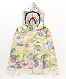 BAPE ART CAMO シャーク パーカー a bathing ape A BATHING APE（アベイシングエイプ）の「BAPE ART CAMO SHARK FULL