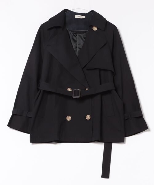 aimoha（アイモハ）の「トレンチジャケット（トレンチコート・レディース・カーキ/ブラック/ベージュ・FREE）」の11枚目の写真