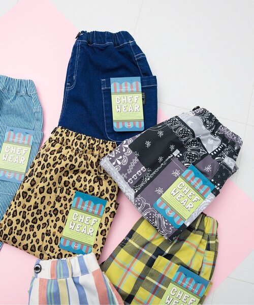BREEZE(ブリーズ)の「【リンク】シェフパンツ(その他パンツ・キッズ・ベージュ/チャコール/チェック/インディゴブルー/ストライプ/その他10・80/90/100/110/120/130/140)」の14枚目の写真