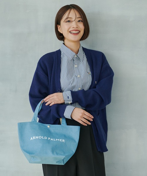 Arnold Palmer（アーノルドパーマー）の「シェア ランチトート（トートバッグ・レディース・ベージュ/ネイビー/ブラック/アイボリー/インディゴブルー/グレイッシュベージュ/ライトブルー/カーキ・F）」の6枚目の写真