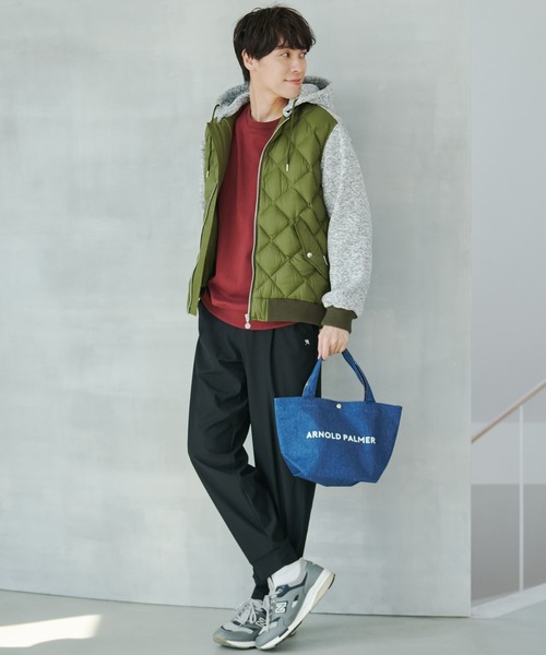 Arnold Palmer（アーノルドパーマー）の「シェア ランチトート（トートバッグ・レディース・ベージュ/ネイビー/ブラック/アイボリー/インディゴブルー/グレイッシュベージュ/ライトブルー/カーキ・F）」の12枚目の写真