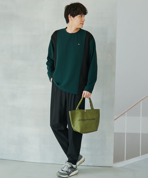 Arnold Palmer（アーノルドパーマー）の「シェア ランチトート（トートバッグ・レディース・ベージュ/ネイビー/ブラック/アイボリー/インディゴブルー/グレイッシュベージュ/ライトブルー/カーキ・F）」の10枚目の写真