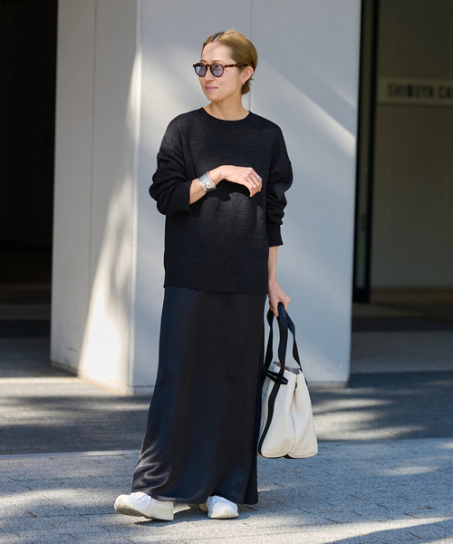 FRAMeWORK（フレームワーク）の「≪追加≫ウォッシャブルペーパーヤーンニット（ニット/セーター・レディース・ブラック/スカイブルー/ホワイト/レッド・FREE）」の10枚目の写真