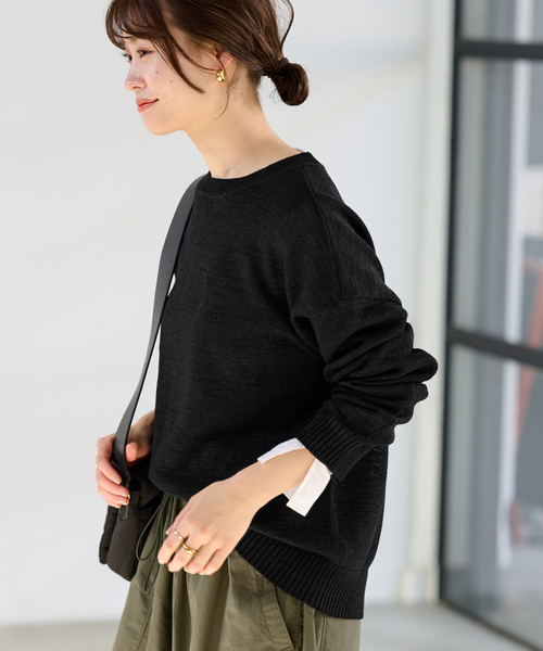 【FRAMeWORK】ウォッシャブルペーパーヤーンニット FRAMeWORK（フレームワーク）の「≪追加≫ウォッシャブル