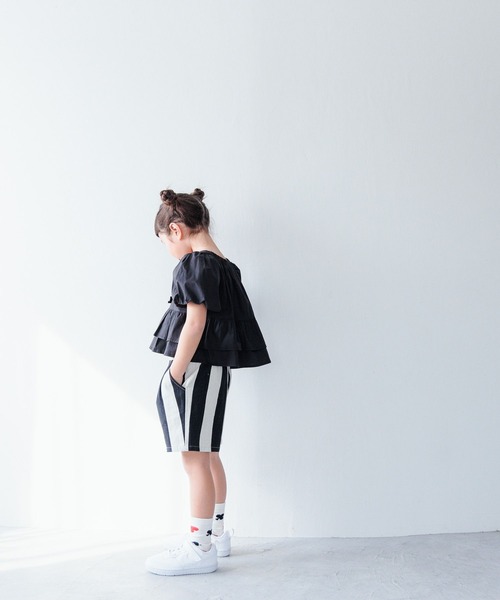 LOWRYS FARM(ローリーズファーム)の「コットンタックショートパンツ 100816(その他パンツ・キッズ・ブラック/グレー系その他/ブラック系その他/ベージュ系その他・110cm/120cm/130cm/140cm/150cm)」の21枚目の写真