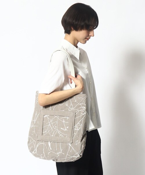 HIROKO HAYASHI(ヒロコハヤシ)の「◆VERNICE(ベルニーチェ)トートバッグ(トートバッグ・レディース・ベージュ系その他4・00)」の1枚目の写真