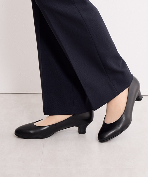 卑弥呼 HIMIKO ヒミコ 3.5cmヒール パンプス ブラックフォーマル Made in Japan】【卑弥呼】【撥水】 3.5cmヒールラウンドトゥ