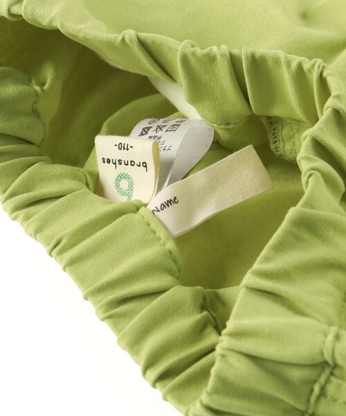 BRANSHES（ブランシェス）の「カーゴロングパンツ（カーゴパンツ・キッズ・アイボリー/ライム・110/120/130/140/150/90/100）」の6枚目の写真