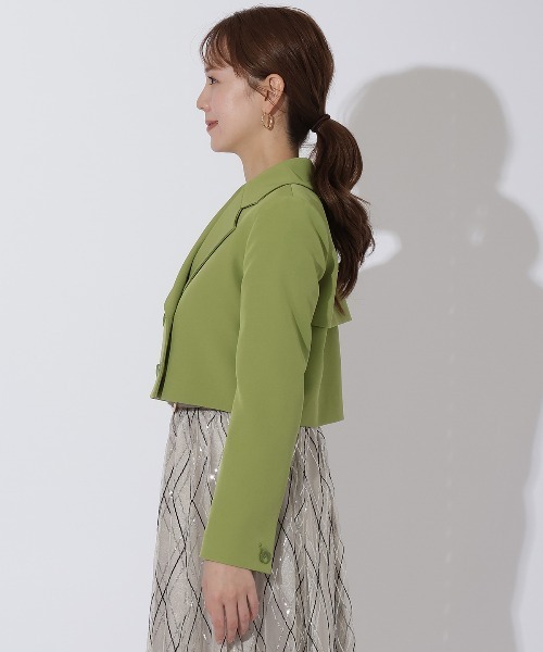 【セール】ダブルクロスショートトレンチ（トレンチコート）｜And Couture（アンドクチュール）