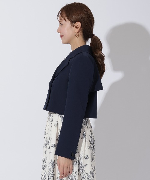 【セール】ダブルクロスショートトレンチ（トレンチコート）｜And Couture（アンドクチュール）