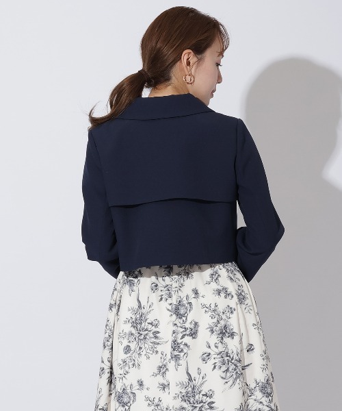 【セール】ダブルクロスショートトレンチ（トレンチコート）｜And Couture（アンドクチュール）