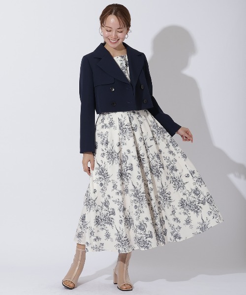 セール】ダブルクロスショートトレンチ（トレンチコート）｜AND