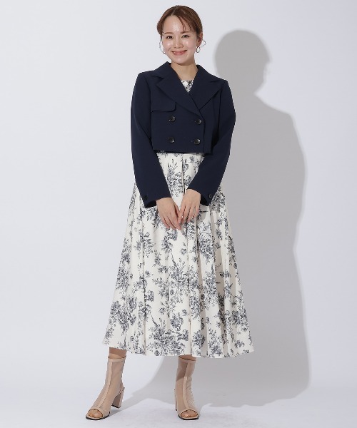 【セール】ダブルクロスショートトレンチ（トレンチコート）｜And Couture（アンドクチュール）