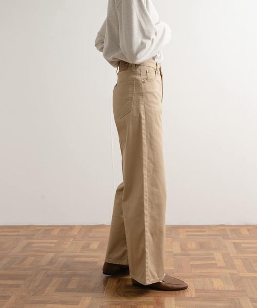 Lee（リー）の「『別注』Lee×DOORS　ワイドストレートパンツ（その他パンツ・レディース・インディゴブルー/ベージュ/ホワイト・X-SMALL/SMALL/MEDIUM）」の13枚目の写真
