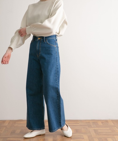 Lee（リー）の「『別注』Lee×DOORS　ワイドストレートパンツ（その他パンツ・レディース・インディゴブルー/ベージュ/ホワイト・X-SMALL/SMALL/MEDIUM）」の17枚目の写真