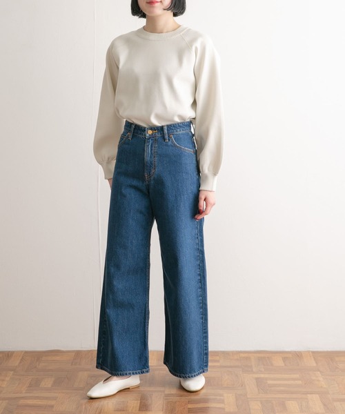 Lee（リー）の「『別注』Lee×DOORS　ワイドストレートパンツ（その他パンツ・レディース・インディゴブルー/ベージュ/ホワイト・X-SMALL/SMALL/MEDIUM）」の18枚目の写真