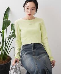 WEGO | WEGO/【24年春夏新作】ヴィンテージウォッシュリブロンT(Tシャツ/カットソー)