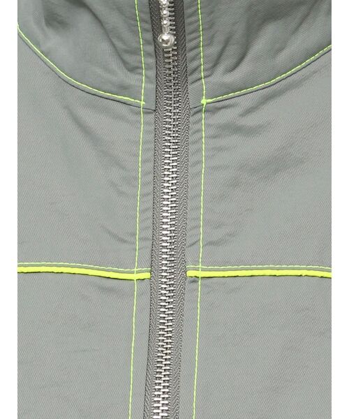 jouetie（ジュエティ）の「ZIPワークベスト【セットアップ対応】（ベスト・レディース・グレー/ピンク・MEDIUM）」の8枚目の写真