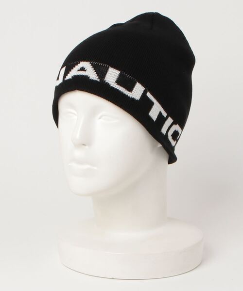 NAUTICA（ノーティカ）の「NAUTICA/ノーティカ ビーニー JAQCUARD BEANIE NT118（ニットキャップ/ビーニー・メンズ・ネイビー/ブラック/ホワイト・FREE）」の6枚目の写真